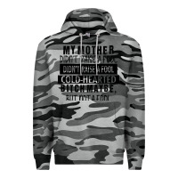 Slate Camo my mother black Premium Hoodie - RacoonDesign