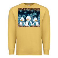 Antique Gold snowman winter Premium Sweatshirt - RanaPortraitStore