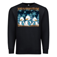 Black snowman winter Premium Sweatshirt - RanaPortraitStore