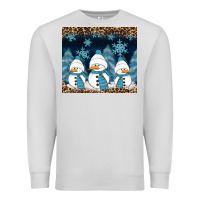 Dove Grey snowman winter Premium Sweatshirt - RanaPortraitStore