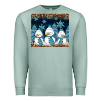 Seafoam snowman winter Premium Sweatshirt - RanaPortraitStore