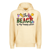 Pina Colada the beach is my happy place Premium Hoodie - CowhideDigitalArt