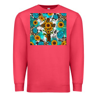 Cardinal sunflower cross cowhide gemstones Premium Sweatshirt - RanaPortraitStore