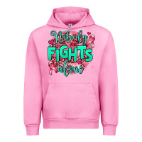 Fuchsia Pink nobody fights alone Urban Hoodie - AdoDesignShop