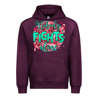 Mauve Wine nobody fights alone Urban Hoodie - AdoDesignShop