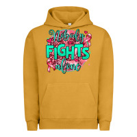 Pigment Peanut Butter nobody fights alone Urban Hoodie - AdoDesignShop