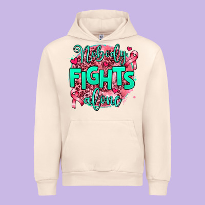 Nobody Fights Alone Urban Hoodie Designed By Adodesignshop