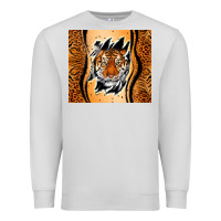 Dove Grey tiger scratch mark Premium Sweatshirt - RanaPortraitStore