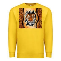 Lemon tiger scratch mark Premium Sweatshirt - RanaPortraitStore
