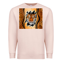 Pale Pink tiger scratch mark Premium Sweatshirt - RanaPortraitStore