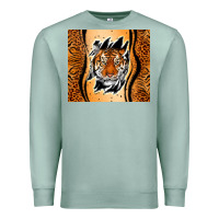 Seafoam tiger scratch mark Premium Sweatshirt - RanaPortraitStore