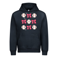 Navy baseball coquette bow Urban Hoodie - JahusDesignShop