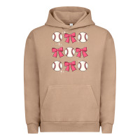 Pigment Burro baseball coquette bow Urban Hoodie - JahusDesignShop