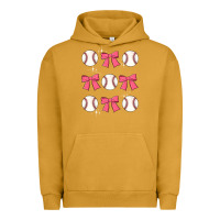 Pigment Peanut Butter baseball coquette bow Urban Hoodie - JahusDesignShop