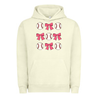 Pigment Pistachio baseball coquette bow Urban Hoodie - JahusDesignShop