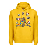 Lemon christmas human skeleton and skulls Premium Hoodie - FaDigitalArtStudio
