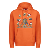 Carrot christmas human skeleton and skulls Premium Hoodie - FaDigitalArtStudio