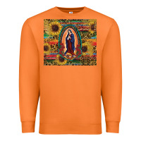 Carrot sunflower serape lady of guadalupe Premium Sweatshirt - RanaPortraitStore