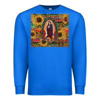 True Royal sunflower serape lady of guadalupe Premium Sweatshirt - RanaPortraitStore