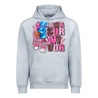 Heather Grey i am a survivor Urban Hoodie - AdoDesignShop