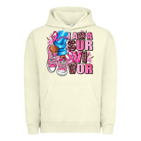 Pigment Pistachio i am a survivor Urban Hoodie - AdoDesignShop
