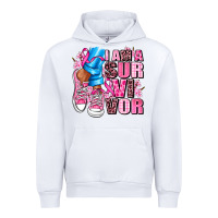 White i am a survivor Urban Hoodie - AdoDesignShop