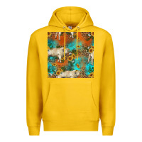 Lemon western charolais cow seamless pattern Premium Hoodie - HRA Design Shop