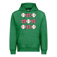 Emerald baseball coquette bow Urban Hoodie - JahusDesignShop