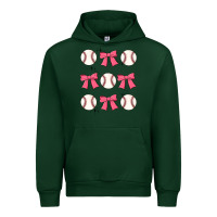 Foreset Green baseball coquette bow Urban Hoodie - JahusDesignShop