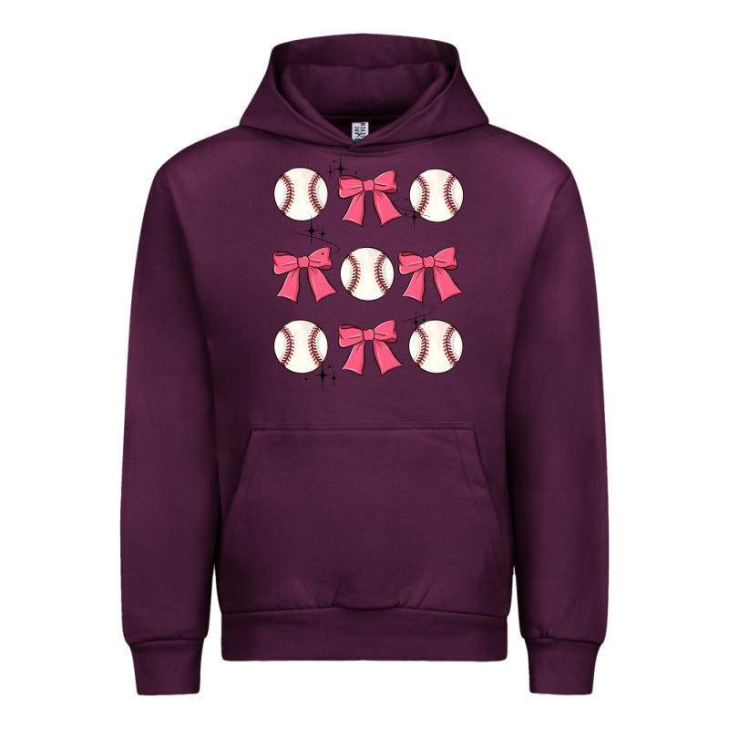 Baseball Coquette Bow Urban Hoodie by JahusDesignShop | Teevron