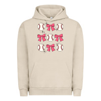 Pigment French Oak baseball coquette bow Urban Hoodie - JahusDesignShop