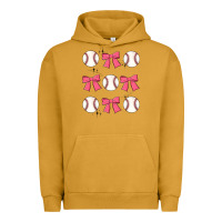 Pigment Peanut Butter baseball coquette bow Urban Hoodie - JahusDesignShop