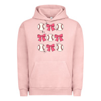 Pigment Salmon baseball coquette bow Urban Hoodie - JahusDesignShop