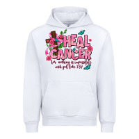 White heal cancer Urban Hoodie - AdoDesignShop