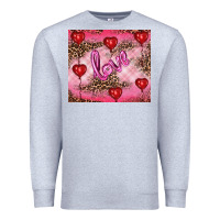Heather Grey valentines day love Premium Sweatshirt - RanaPortraitStore
