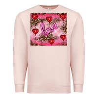 Pale Pink valentines day love Premium Sweatshirt - RanaPortraitStore
