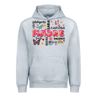 Heather Grey ella es mama Urban Hoodie - JahusDesignShop