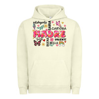 Pigment Pistachio ella es mama Urban Hoodie - JahusDesignShop
