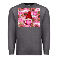 Charcoal Heather valentines day gnomes Premium Sweatshirt - RanaPortraitStore