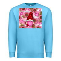 Ocean Blue valentines day gnomes Premium Sweatshirt - RanaPortraitStore