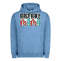 Pigment Pebble Blue baseball mama Urban Hoodie - JahusDesignShop