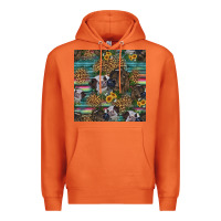 Carrot western two cute heifers seamless pattern Premium Hoodie - HRA Design Shop