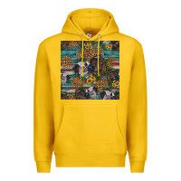 Lemon western two cute heifers seamless pattern Premium Hoodie - HRA Design Shop