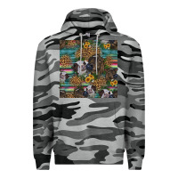 Slate Camo western two cute heifers seamless pattern Premium Hoodie - HRA Design Shop