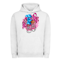 Pigment Lunar Rock cancer ribbon pink converse and flowers Urban Hoodie - AdoDesignShop