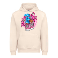 Sandshell cancer ribbon pink converse and flowers Urban Hoodie - AdoDesignShop