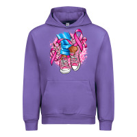 Tulip cancer ribbon pink converse and flowers Urban Hoodie - AdoDesignShop