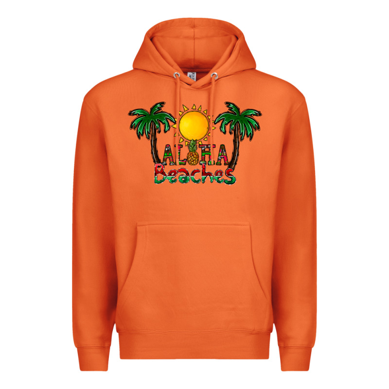 Aloha Beaches Premium Hoodie by CowhideDigitalArt | Teevron