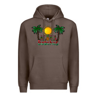 Coffee aloha beaches Premium Hoodie - CowhideDigitalArt