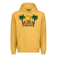Mustard aloha beaches Premium Hoodie - CowhideDigitalArt